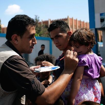 In Gaza, UNICEF is working to help children affected by the violence.
