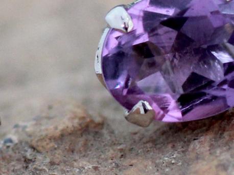 Close Up of Purple Jewel