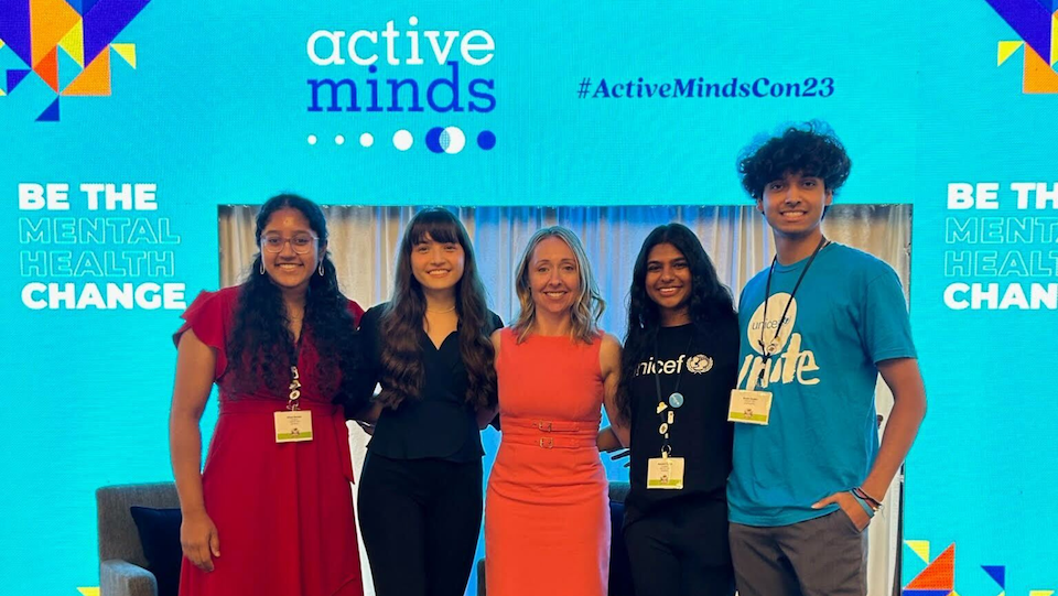 UNICEF USA Mental Health Advocates at the Active Minds Conference in Washington, D.C. in July 2023.