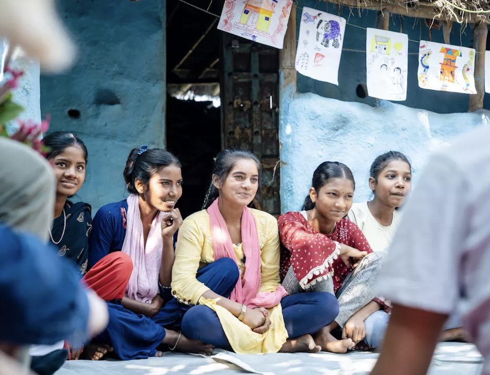 Young people in Nepal build life skills by participating in the Rupantaran mentoring program created by UNICEF and partners. 