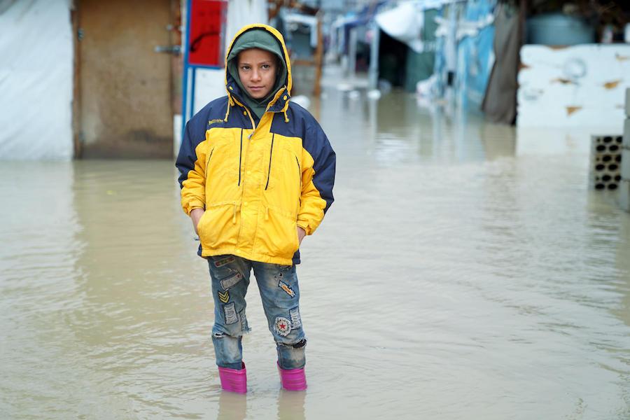 UNICEF, Syrian refugees, Lebanon, winter storm, humanitarian aid