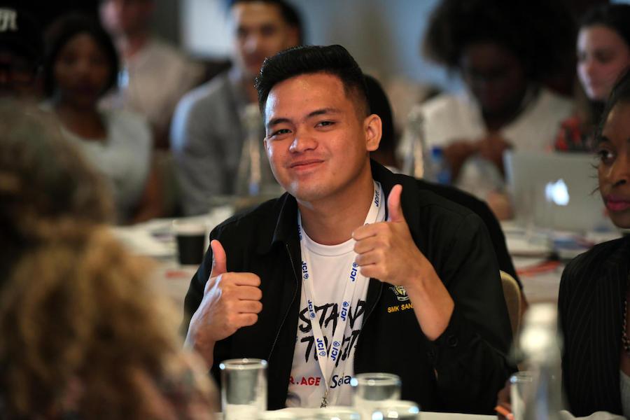 UNICEF Youth Advocate Muhd Saiful Ikhwan bin Musa from Malaysia at the UNICEF #ENDviolence drafting of the Youth Manifesto in Sandton South Africa on 1 December 2018.