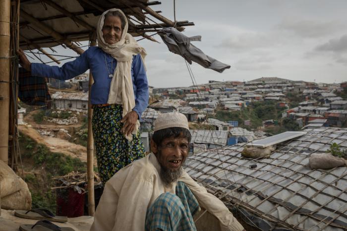 In the current monsoon season, Rohingya shelters like Dulu’s – perched on crumbling soil – are highly vulnerable to landslide. 