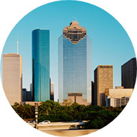 Houston skyline in the daytime