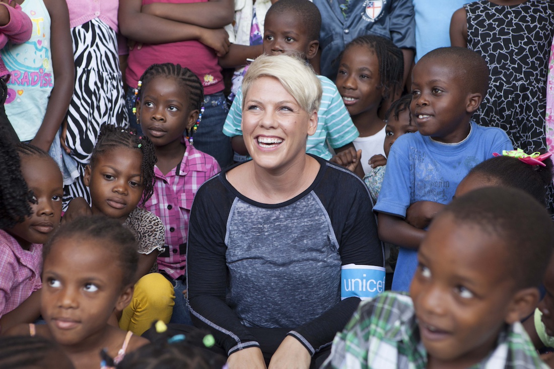 Pink: Children's Champion | Celebrity Support | UNICEF USA