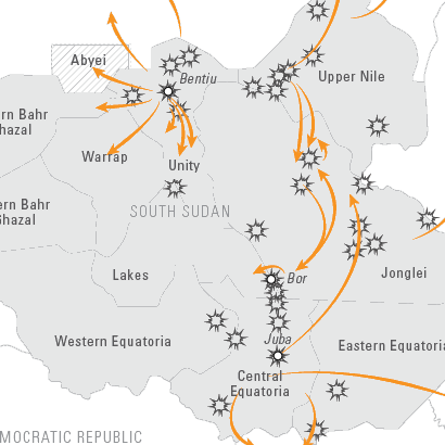In South Sudan, a civil war has turned into a food crisis that threatens thousands of children. In South Sudan, a civil war has turned into a food crisis that threatens thousands of children.