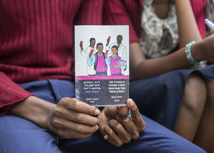 UNICEF worked with the Ethiopian Ministry of Education to develop a national code of conduct and built a system to report on gender-based violence and abuse in schools.