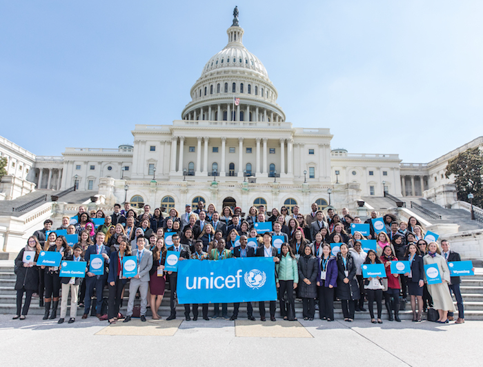 On Advocacy Day, March 13, 2018, more than 400 UNICEF USA supporters visited Capitol Hill to urge lawmakers to put children first. 