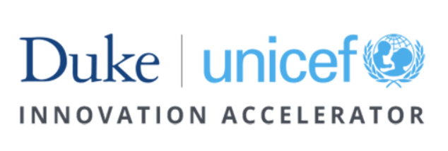 Duke-UNICEF Innovation Accelerator partnership logo Duke-UNICEF Innovation Accelerator partnership logo