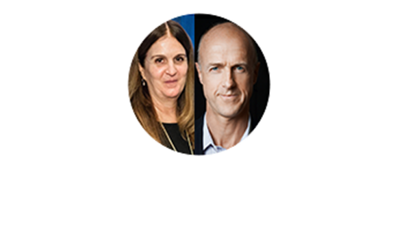 Gloria Principe and John O'Farrell