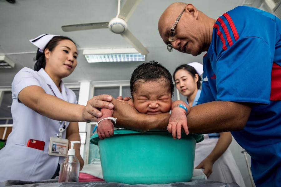 unicef, unicef usa, father's day, newborns, Thailand, Chaing Mai, parenting class, infants