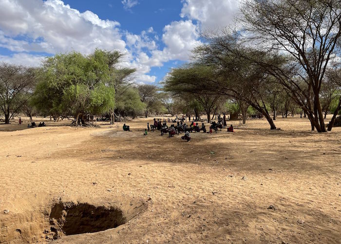 The drought-stricken village of Lotong'wa in Turkana County, Kenya