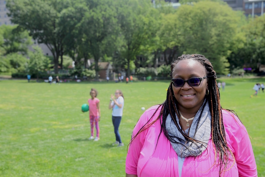 Lexington Academy&#039;s Monique Coleman, a 5th Grade teacher at the New York City school.