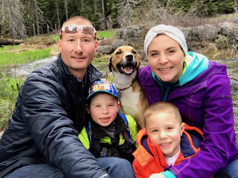 Teacher Kasey Bird and her family get active with UNICEF Kid Power Bands.