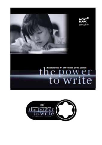 Mont Blanc Write to Learn