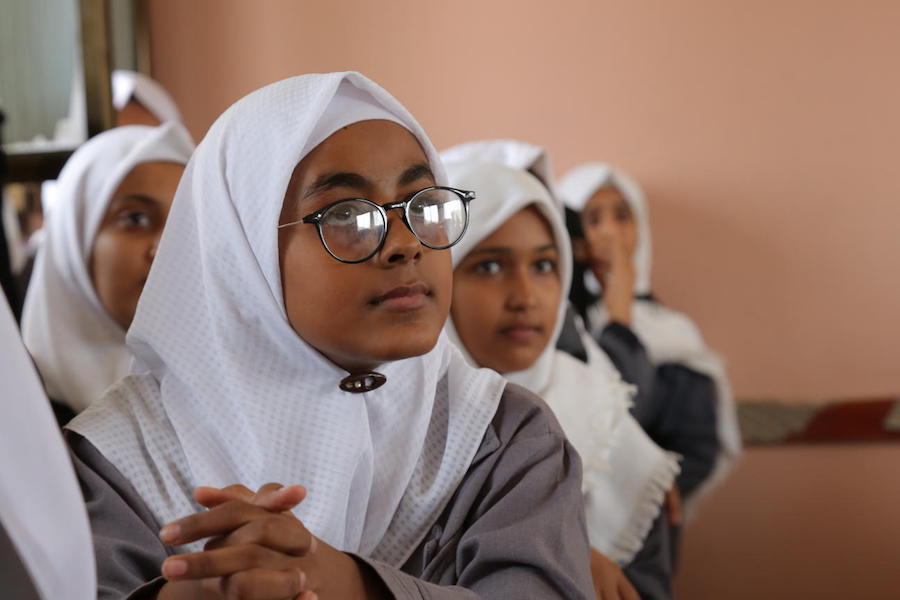 UNICEF, Yemen, humanitarian crisis, education, girls in school