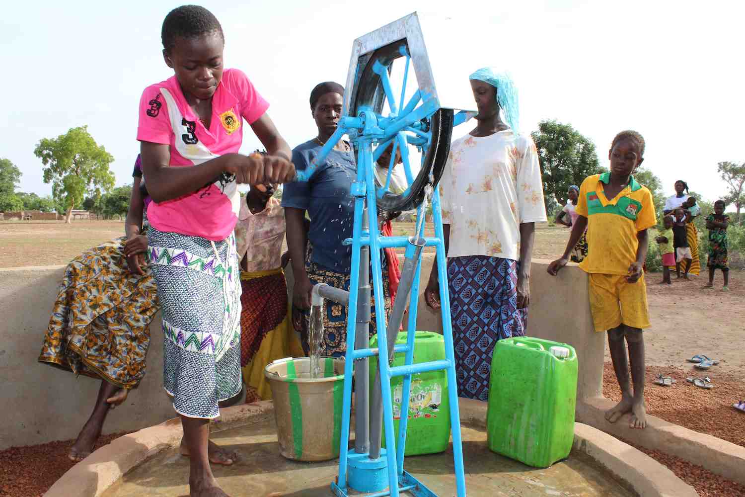 A UNICEF water project has changed the lives of Adjara, 12, her family, and her community in Burkina Faso