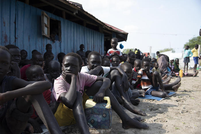 In October 2019, 500 people displaced by severe flooding in Panyagor, South Sudan have taken refuge in a church. 