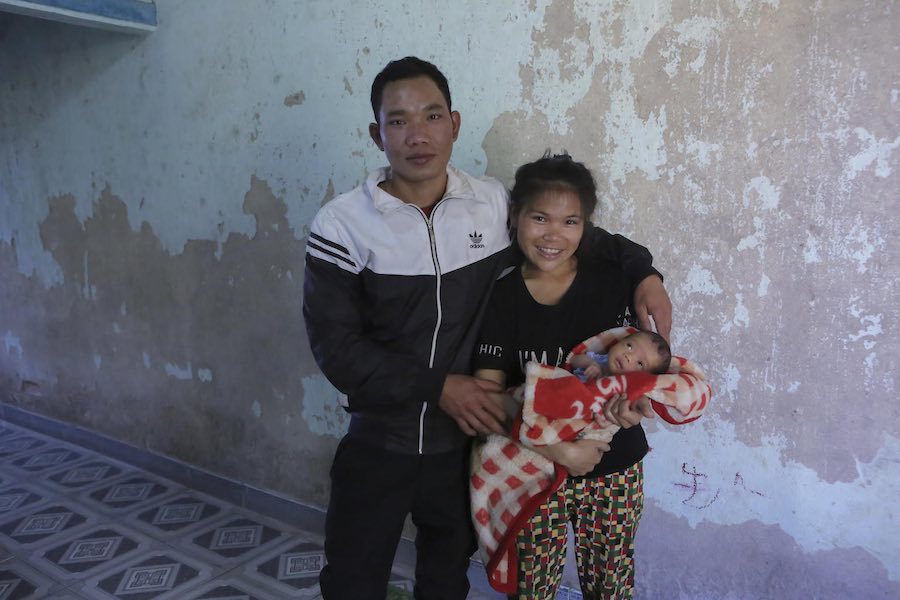 Ho, 27, is a hands-on father since his wife gave birth to their baby boy, Hao, who was born in January at a hospital in Vietnam’s Kon Tum province. “I shed tears when I saw my wife in pain during birth. I held her hand all the time in the hospital to comf