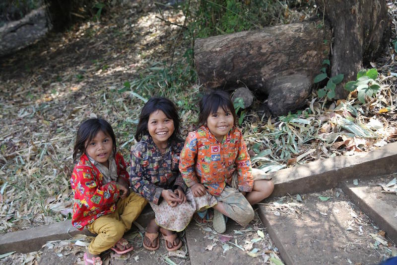 Children resting in Cambodia, where UNICEF and Kiwanis International have made great strides in fighting maternal and neonatal tetanus.