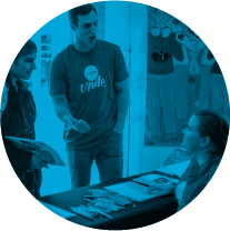 UNITERS tabling at an event