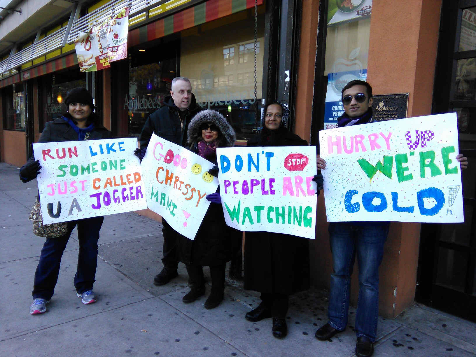 Anand's supporters cheering him on