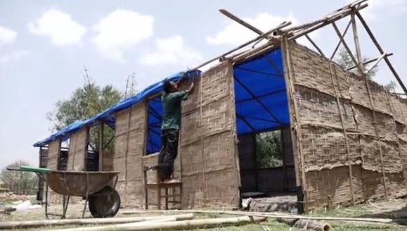 In Charikot, near the epicenter of Nepal&#039;s May 12 earthquake UNICEF and partners are building temporary schools.