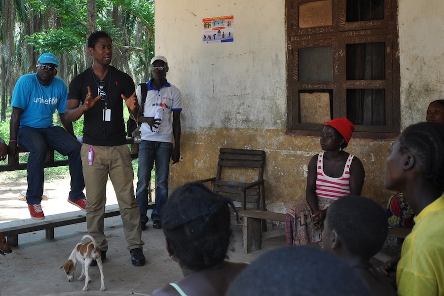 Ebola-Free Liberia: Community mobilization efforts were a key part of UNICEF&#039;s response to the Ebola outbreak in Liberia.