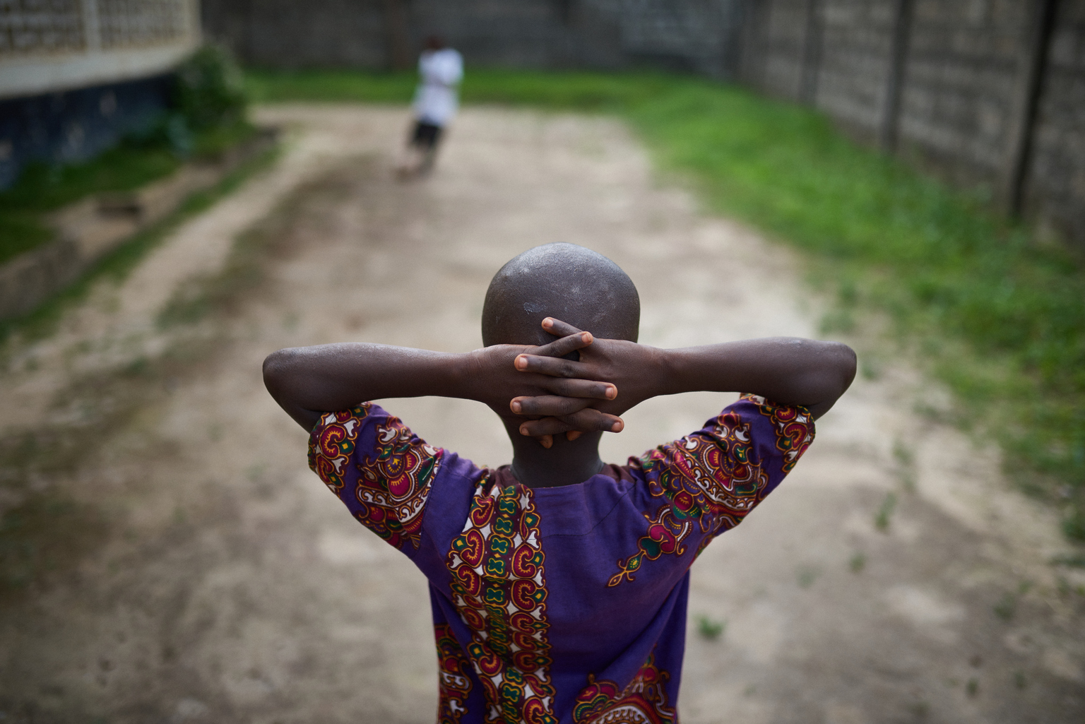 A boy in Sierra Leone