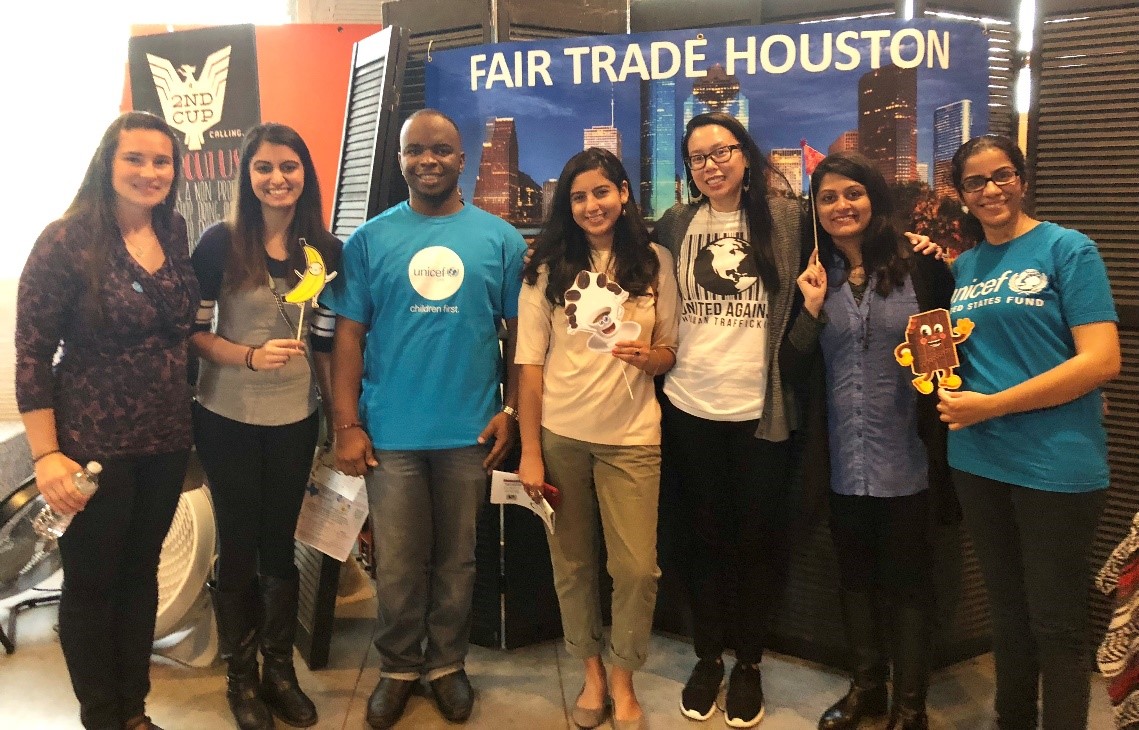 Houston Congressional Action Team attends "Fair Trade Fiesta."