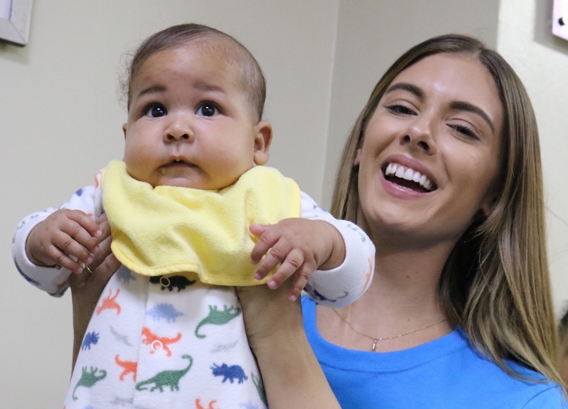 UNICEF NextGen influencer and Wilhelmina model Carmella Rose visits San Lorenzo do Los Minas Maternal and Neonatal Hospital in Santo Domingo, Dominican Republic in February 2019. 