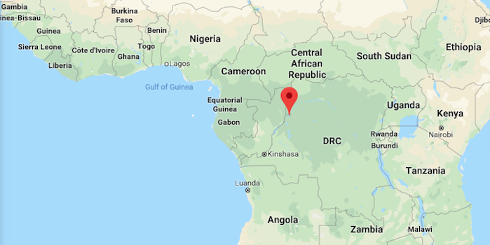 risk of Ebola spread in Democratic Republic of Congo