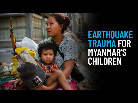 Thumbnail for video Earthquake Trauma for Myanmar's Children