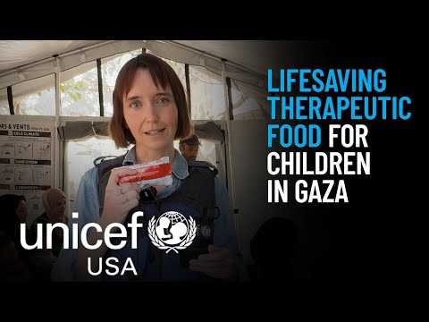 Thumbnail for video UNICEF Supplies Lifesaving Therapeutic Food for Children in Gaza