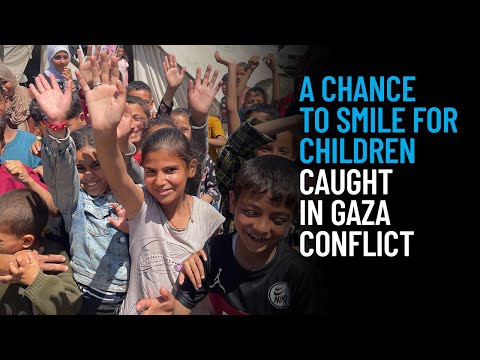 Thumbnail for video A Chance to Smile for Children Caught in Gaza Conflict