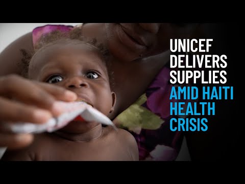 Thumbnail for video UNICEF Provides Essential Supplies for Children as Haiti's Health System Nears Collapse