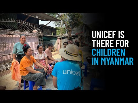 Thumbnail for video UNICEF Is There for Children After Myanmar Earthquake or UNICEF Earthquake Response in Myanmar