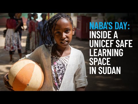 Thumbnail for video Naba's Day: Inside a UNICEF Safe Learning Space in Sudan