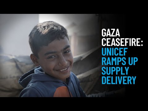 Thumbnail for video Gaza Ceasefire: UNICEF Ramps Up Supply Delivery