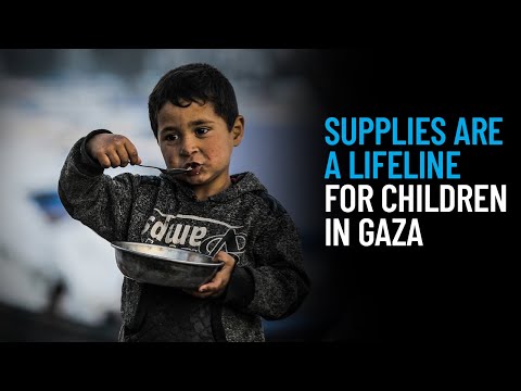 Thumbnail for video Supplies Are a Lifeline for Children in Gaza