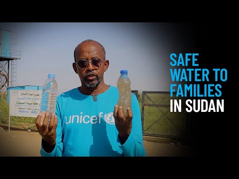 Thumbnail for video A UNICEF-Rehabilitated System Brings Safe Water to Families in Sudan