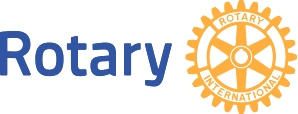 A fairly rough rendering of the Rotary logo pulled from a screenshot of a jpg from a PSD. Crazy, eh?