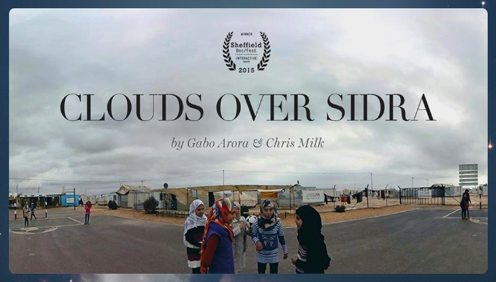 Thumbnail for the virtual reality experience Clouds Over Sidra