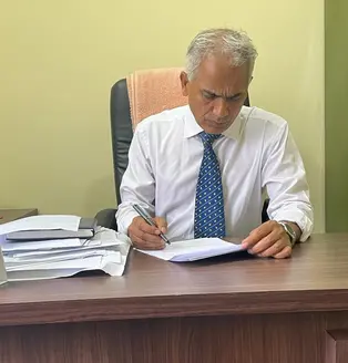 Chair of Nepal's Kathmandu Institute of Child Health Dr. Bhagawan Koirala.
