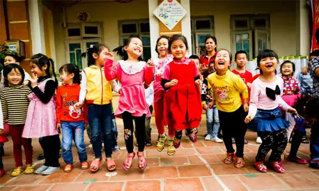 Children Excited