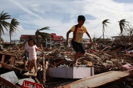 2013 PHILIPPINES TYPHOON HAIYAN Banner