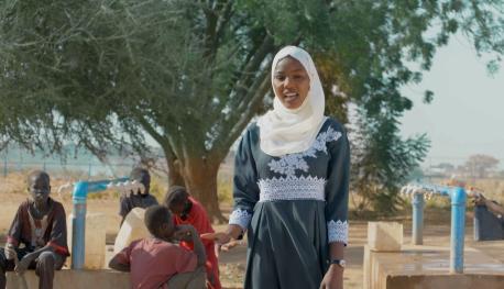 Eilaf, 16, of Sudan, is one of thousands of children living in a country affected by conflict and who has submitted her original work as part of UNICEF's Poems for Peace Initiative.