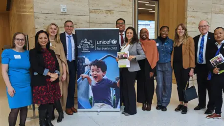UNICEF USA staff and youth leaders attend the CFCI Minneapolis Candidate Ceremony.