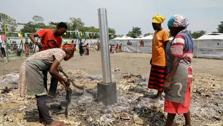 In Burundi, UNICEF's Green Girls 2.0 initiative trains girls and women to source and manufacture eco-friendly charcoal.