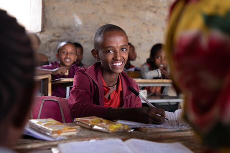 In Ethiopia's Tigray region, returning to school has meant a return to safety for Mellion.